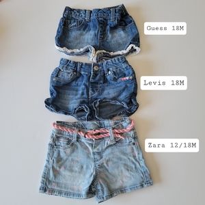 Denim Kids Girl Shorts